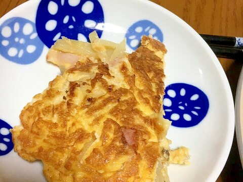 ポテトとベーコンのオムレツ